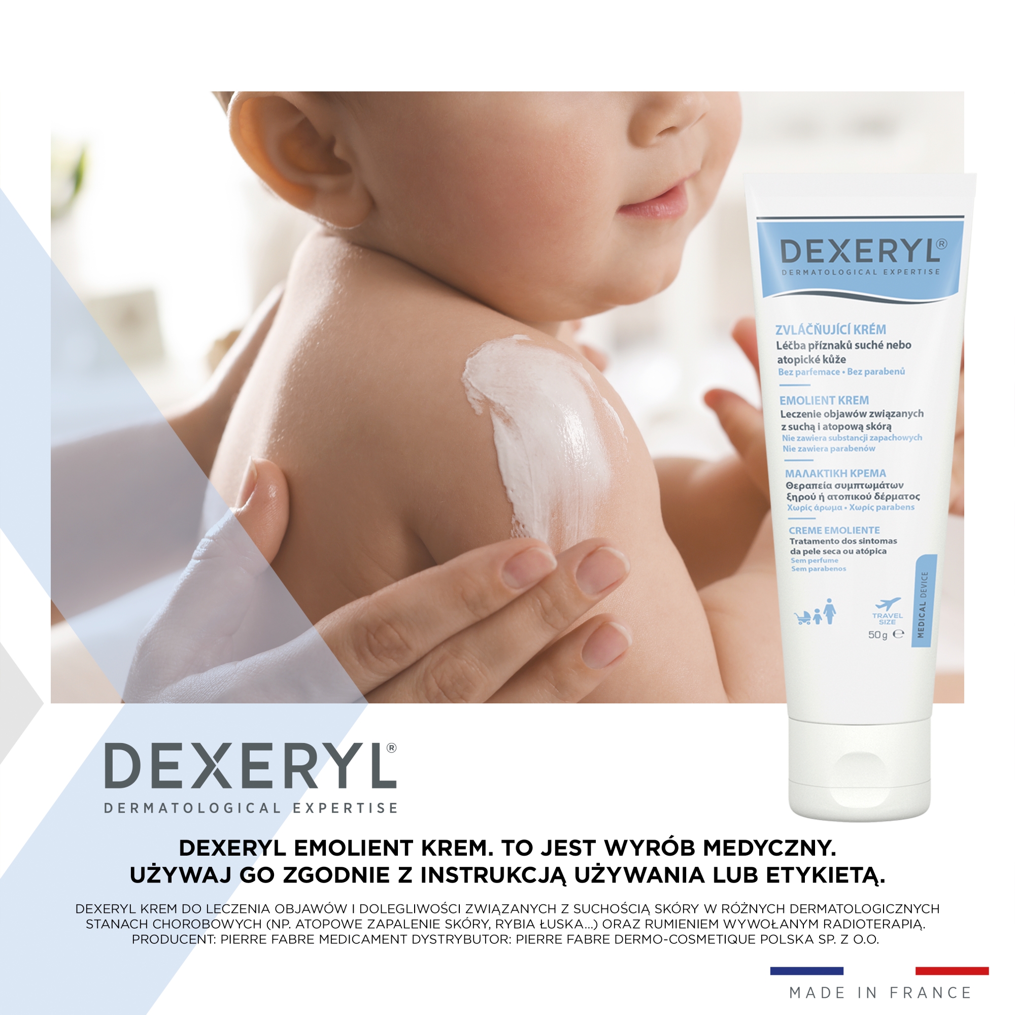 Dexeryl emolient krem do skóry suchej skłonnej do atopii 50 g