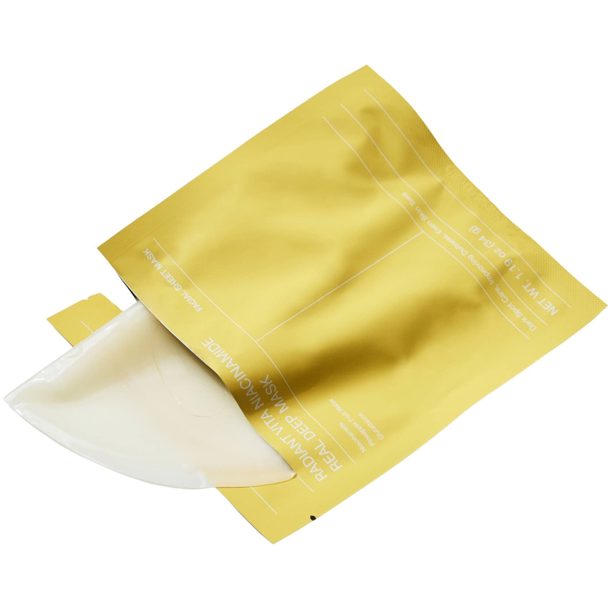 Biodance Radiant Vita Niacinamide Real Deep Mask, hydrożelowa maska rozjaśniająca do twarzy z niacynamidem, 1 sztuka