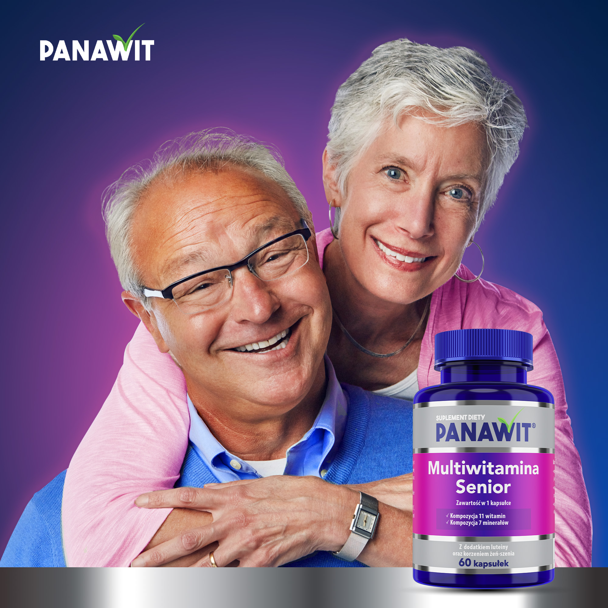 Panawit Multiwitamina Senior, kapsułki, 60 sztuk
