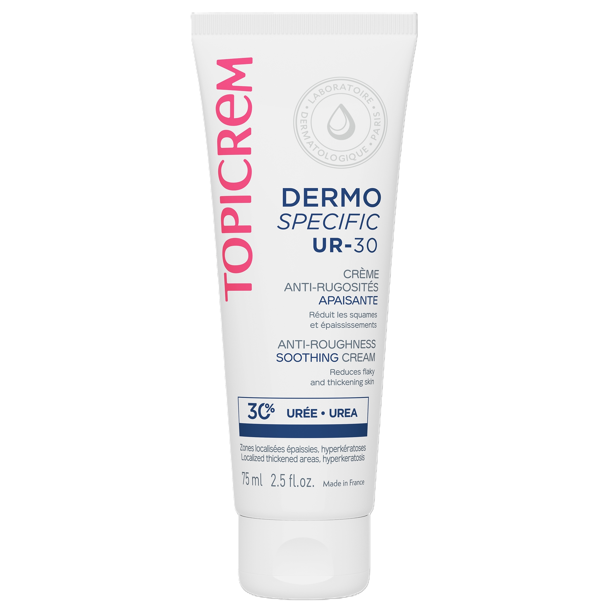 Topicrem, Dermo Specific Ur-30 anti-roughness soothing cream, krem łagodzacy przeciw szorstkości, 75 ml zdjęcie