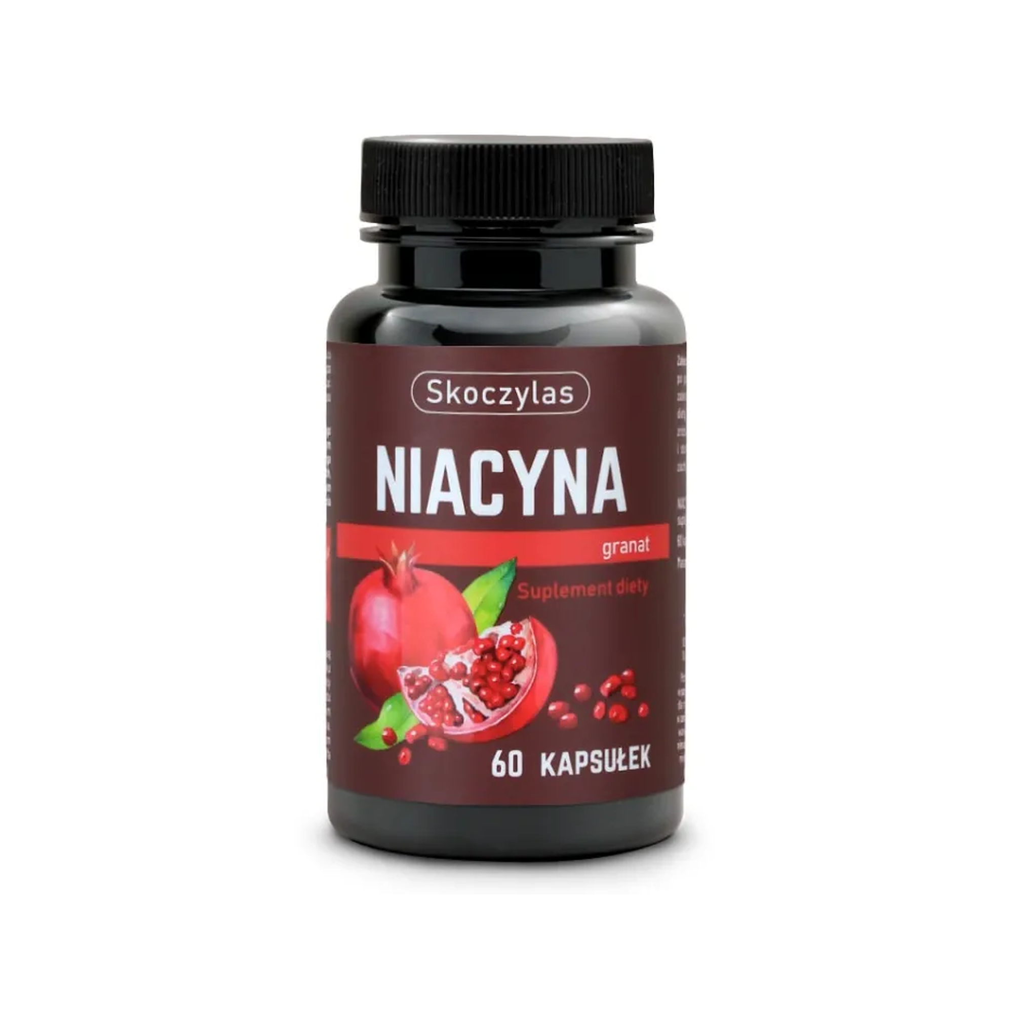 Skoczylas Niacyna z granatem, 60 kapsułek zdjęcie