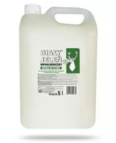 Biały Jeleń hipoalergiczne mydło w płynie do skóry wrażliwej 5000 ml zdjęcie