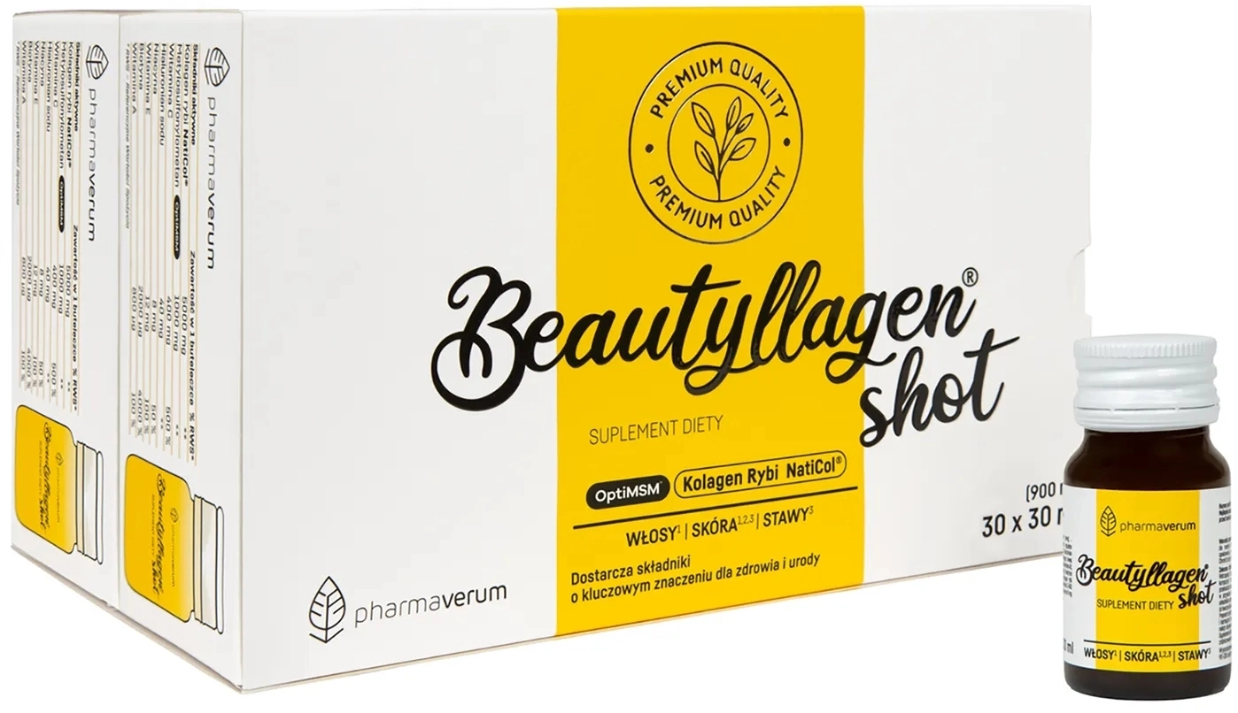 Beautyllagen, shot o smaku mango, 30 x 30 ml zdjęcie