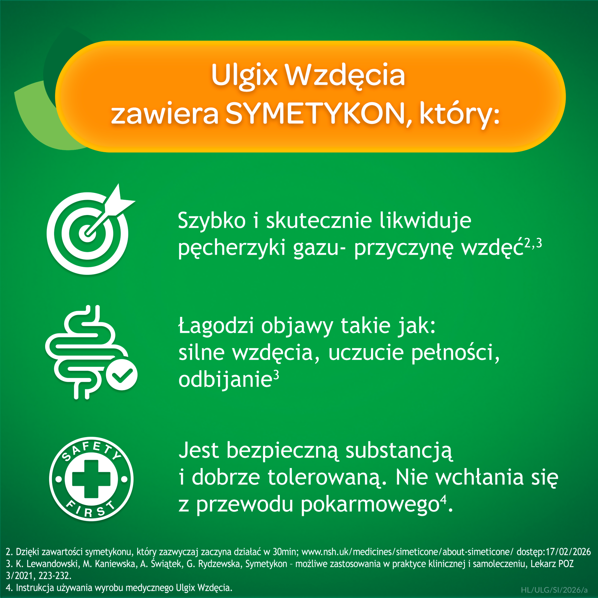 Ulgix Wzdęcia, 80 mg, kapsułki miękkie, 100 sztuk
