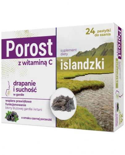 Prima Pharma Porost islandzki z witaminą C, 24 tabletki do ssania zdjęcie