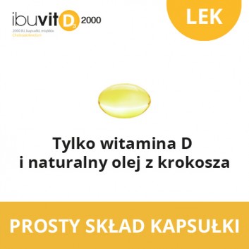 Ibuvit D3 2000 IU 60 kapsułek