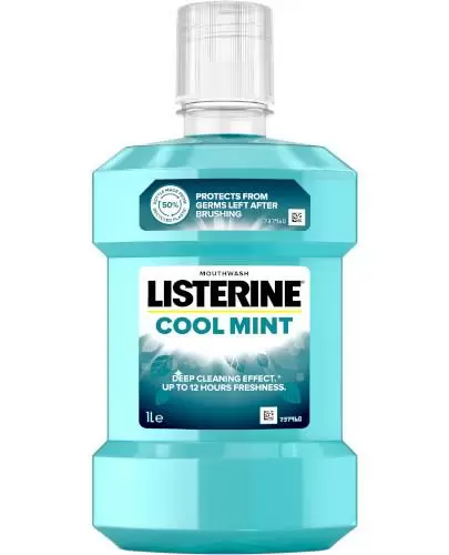 Listerine Cool Mint płyn do płukania jamy ustnej 1000 ml zdjęcie