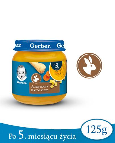 GERBER Zupka jarzynowa z królikiem po 5 miesiącu - 125 g zdjęcie