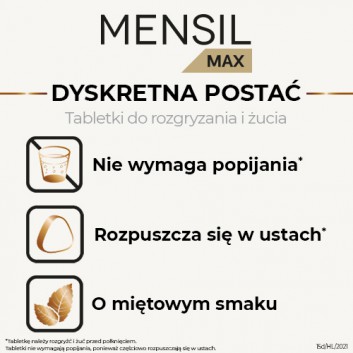 Mensil Max (Sildenafil 50mg) lek na erekcję, 4 tabletki