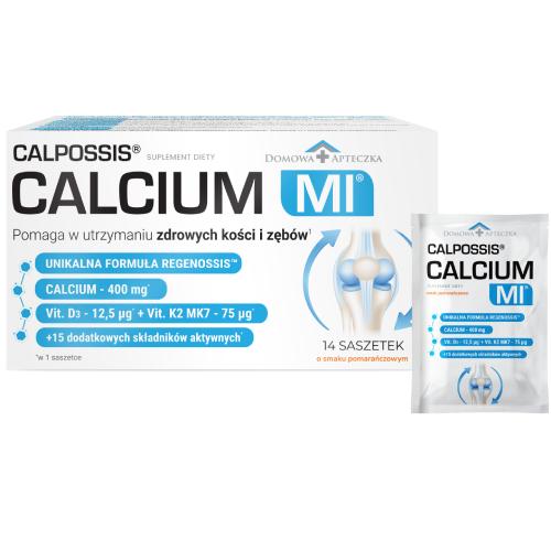 Domowa Apteczka, Calpossis Calcium MI, saszetki, 14 sztuk zdjęcie