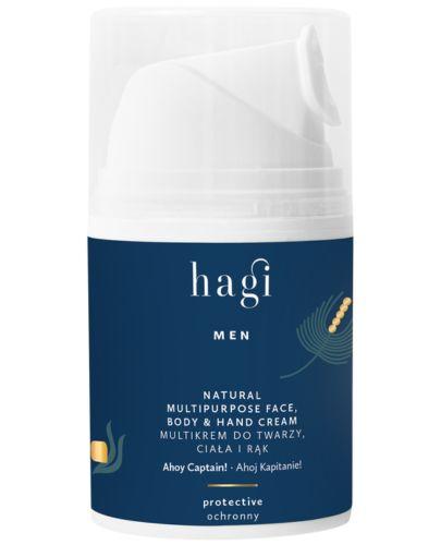 Hagi Men Naturalny multikrem ochronny do twarzy, ciała i rąk, Ahoj Kapitanie, 50 ml  zdjęcie