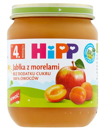 HiPP BIO od pokoleń, Jabłka z morelami, po 4. m-cu, 125 g zdjęcie