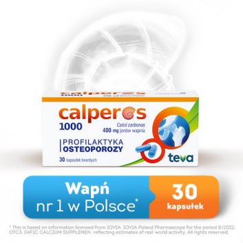 Calperos 1000, 400 mg, kapsułki twarde, 30 sztuk