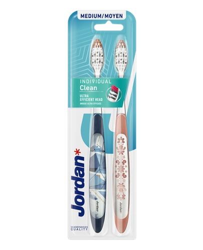 JORDAN Individual Clean medium szczoteczka do zębów, 2 sztuki zdjęcie