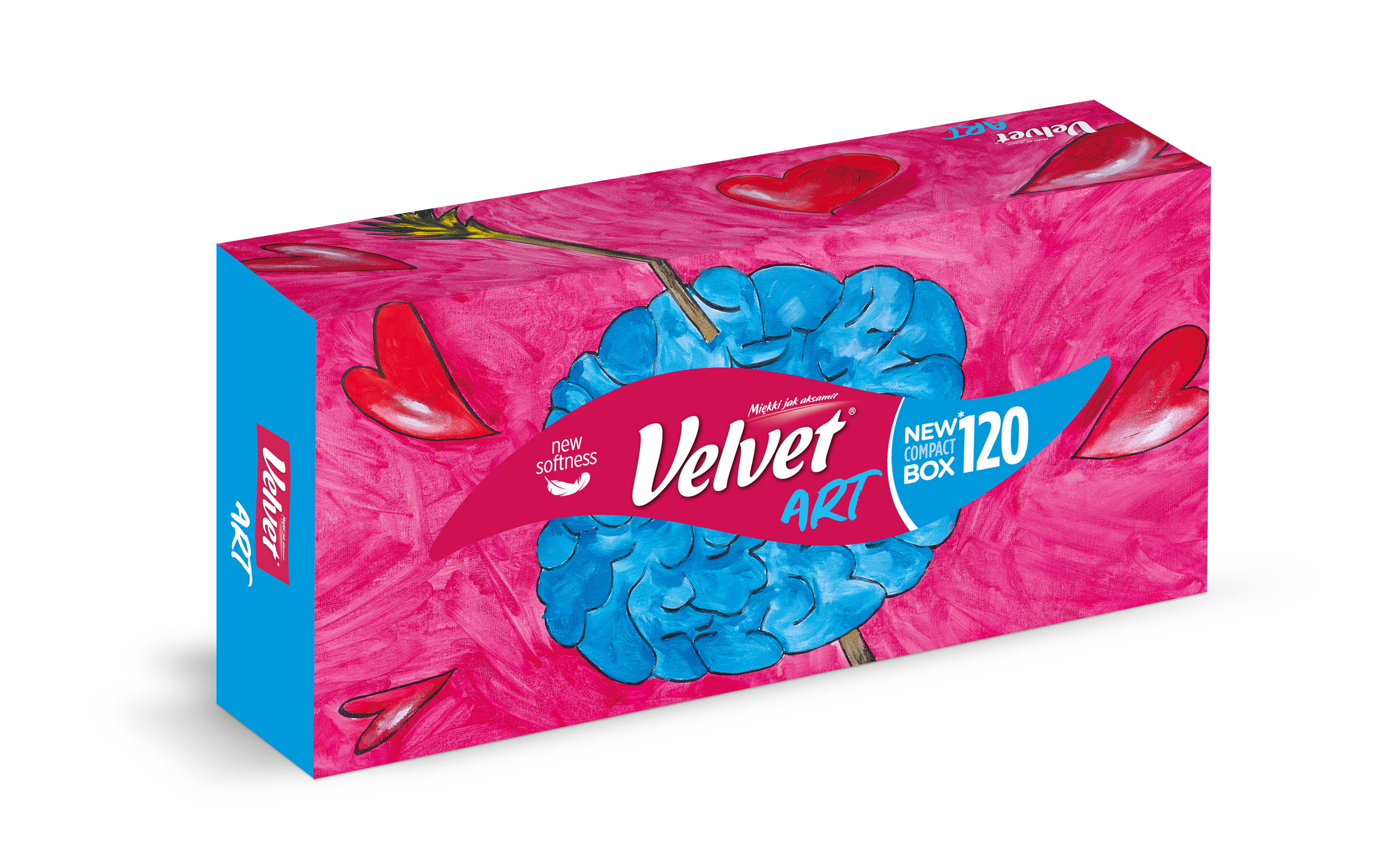 Velvet Trendy, Chusteczki uniwersalne, 120 sztuk