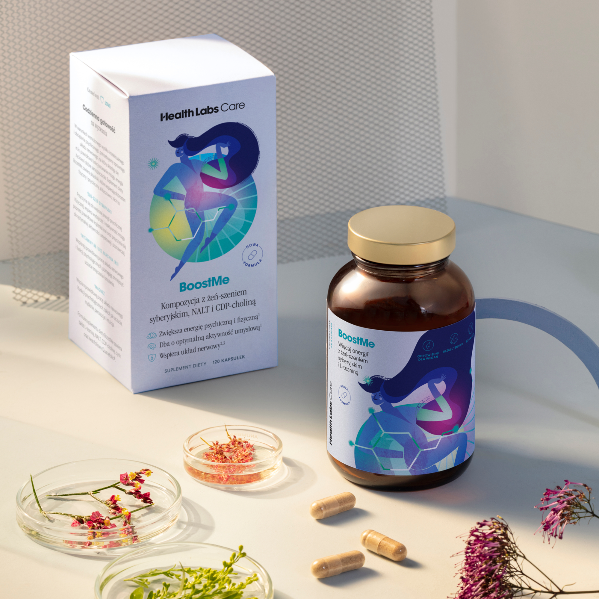 Health Labs Care, BoostMe, kapsułki, 120 sztuk