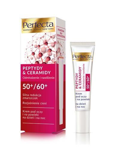 Perfecta Peptydy & Ceramidy Krem pod oczy i na powieki 50+/60+ - 15 ml - cena, opinie, właściwości  zdjęcie