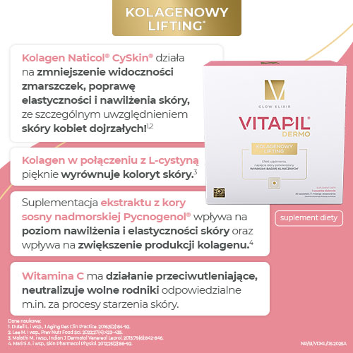 Vitapil Dermo Kolagenowy Lifting 30 saszetek
