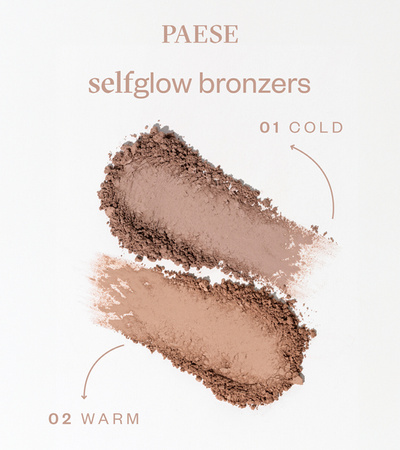 Paese Selfglow bronzer prasowany 01 Cold, 10 g