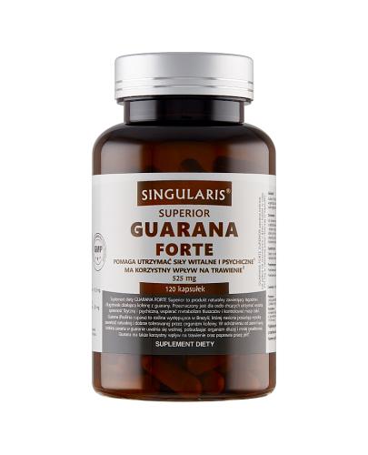 Singularis Superior Guarana Forte 525 mg - 120 kaps. - cena, opinie, właściwości zdjęcie