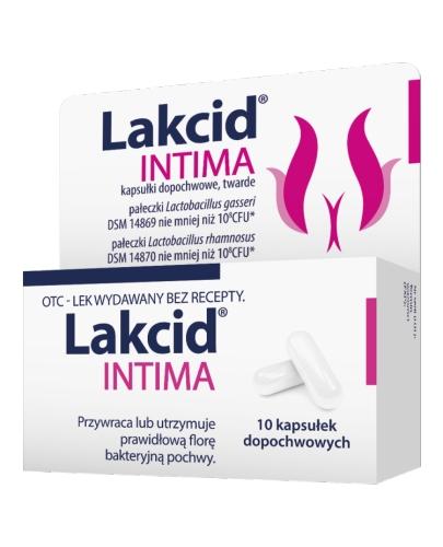 Lakcid Intima, kapsułki dopochwowe, 10 sztuk zdjęcie