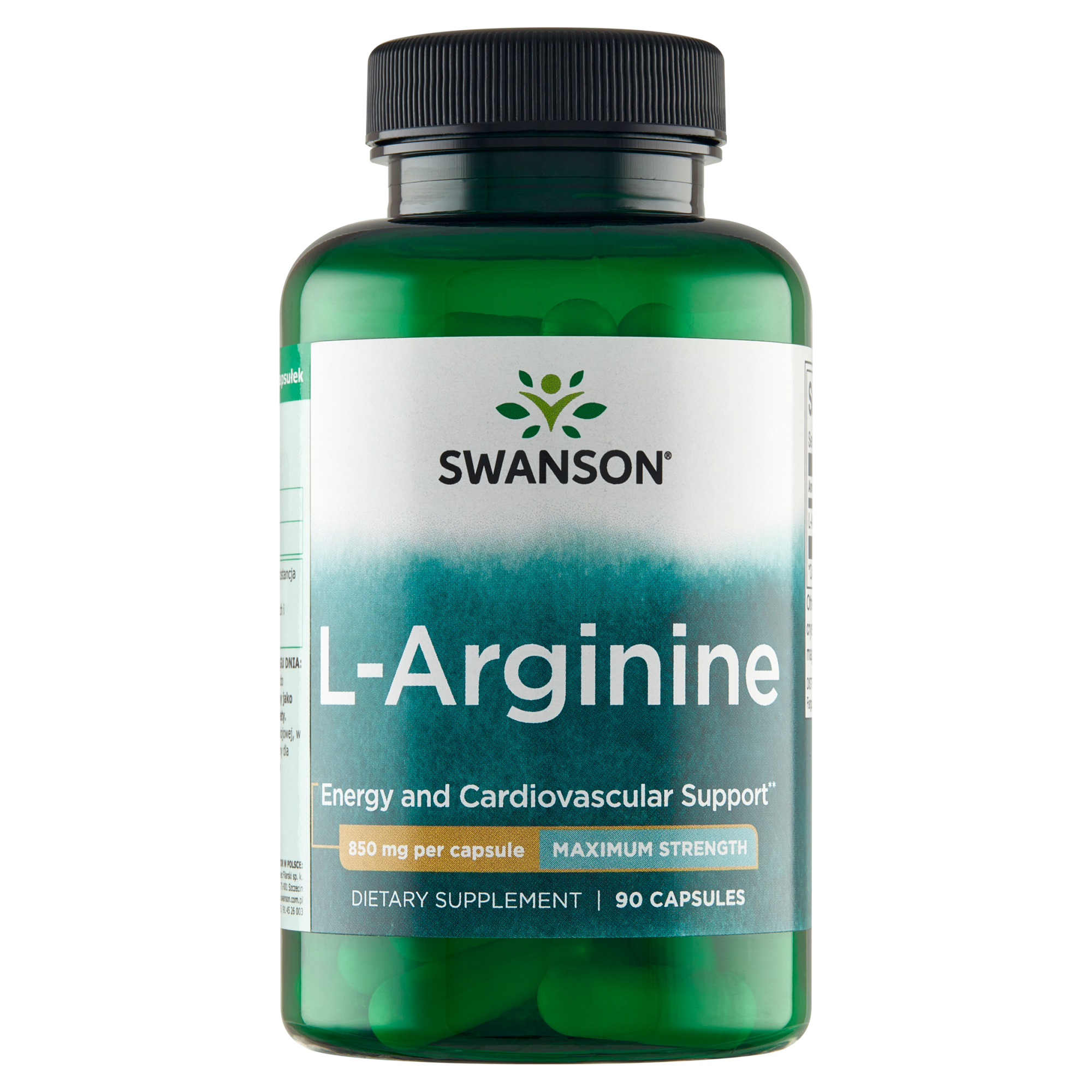 SWANSON L-Arginina Forte 850 mg - 90 kaps. zdjęcie