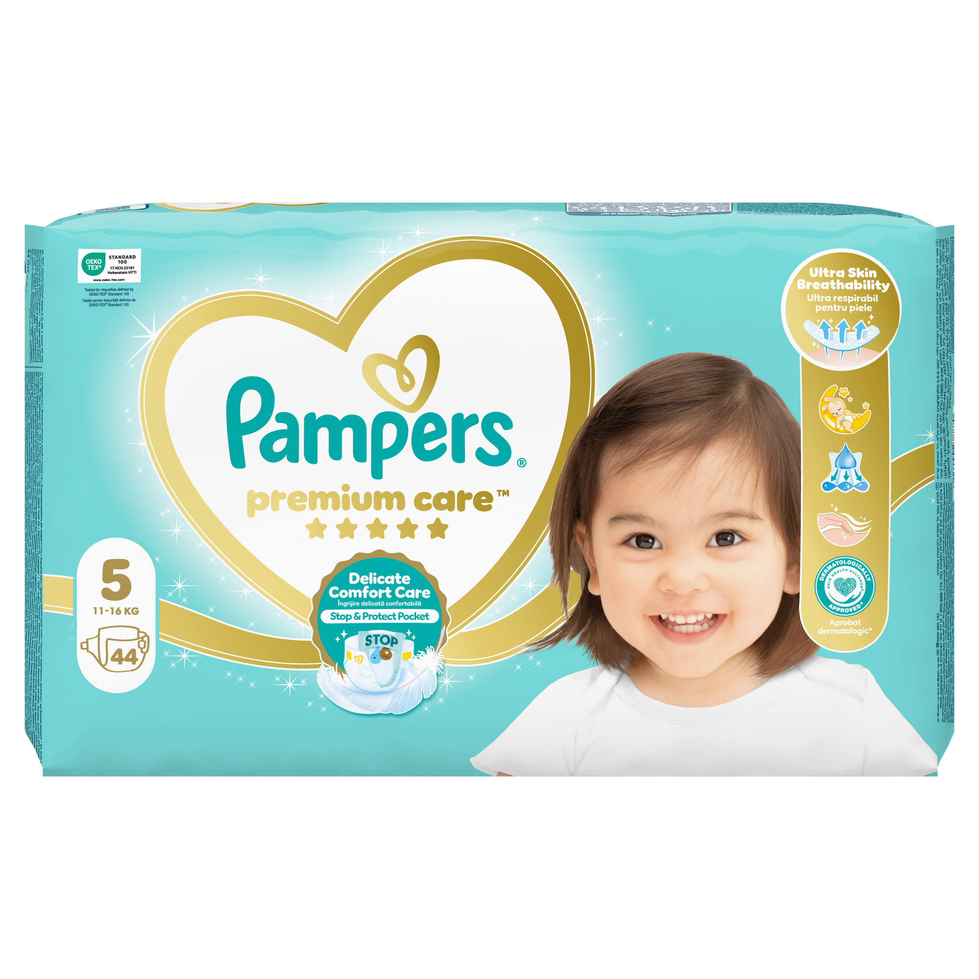 Pampers Premium Care 5 pieluchy 11-16 kg 44 sztuki zdjęcie