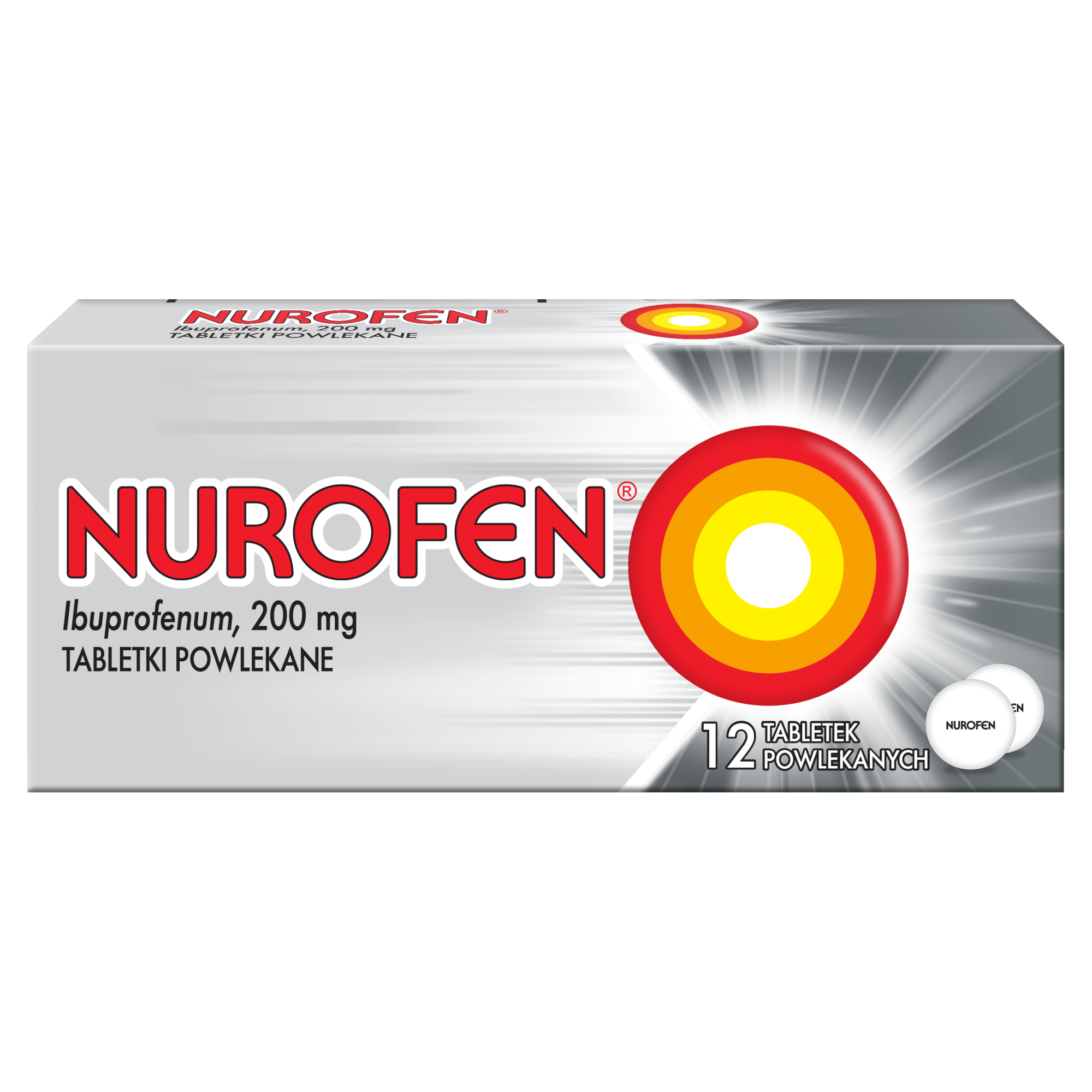 Nurofen ibuprofen 200 mg na ból i gorączkę tabletki, 12 sztuk zdjęcie