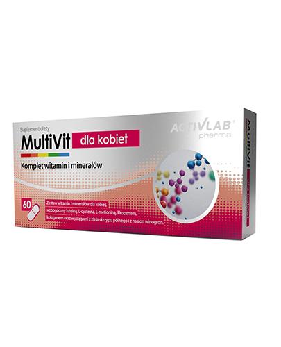 Activlab Pharma MultiVit Komplet witamin i minerałów dla kobiet  - 60 kaps. - cena, opinie, skład zdjęcie