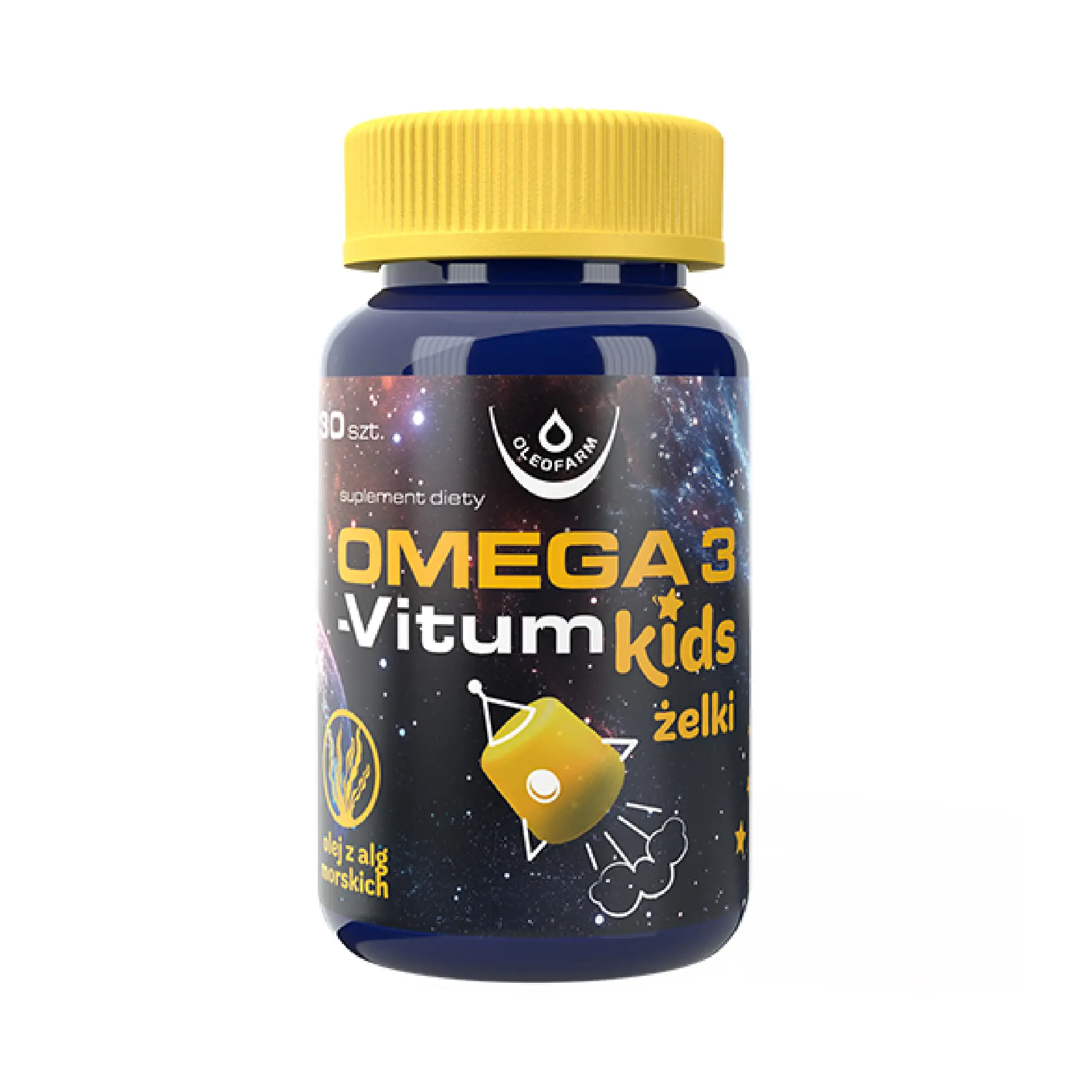 Oleofarm Omega 3-Vitum Kids, 30 żelków zdjęcie