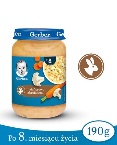 GERBER Kalafiorowa z królikiem po 8 miesiącu - 190 g zdjęcie