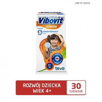 Vibovit Junior witaminy + żelazo 30 tabletek