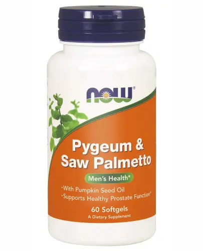 NOW Foods Pygneum & Saw Palmetto 60 kapsułek zdjęcie