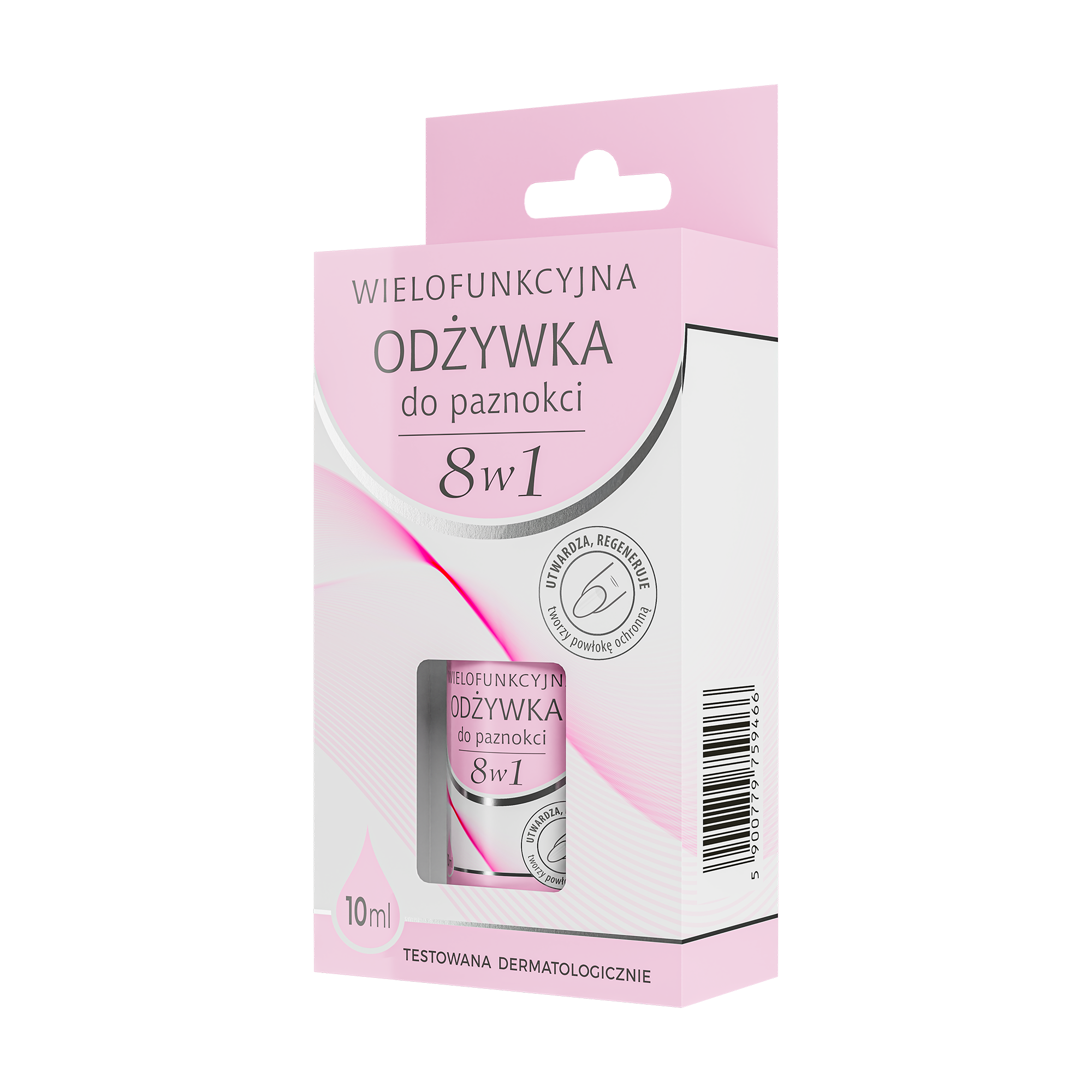Wielofunkcyjna Odżywka do paznokci 8w1, 10 ml