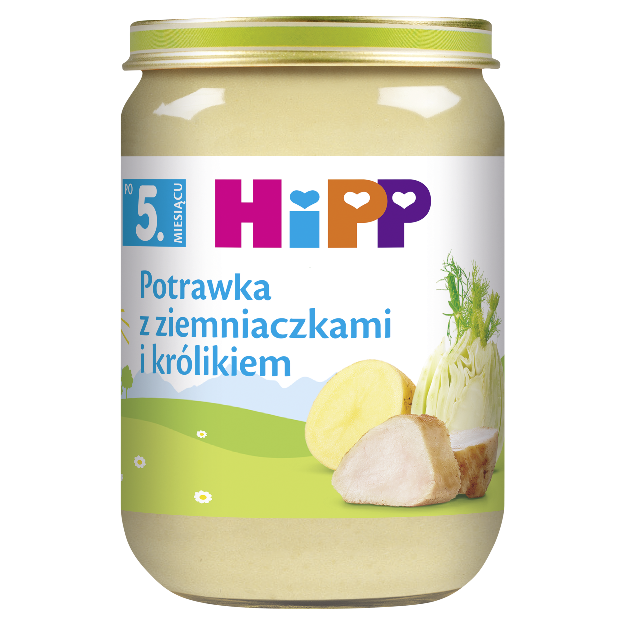 HIPP Potrawka z ziemniaczkami i królikiem po 5 miesiącu - 190 g zdjęcie