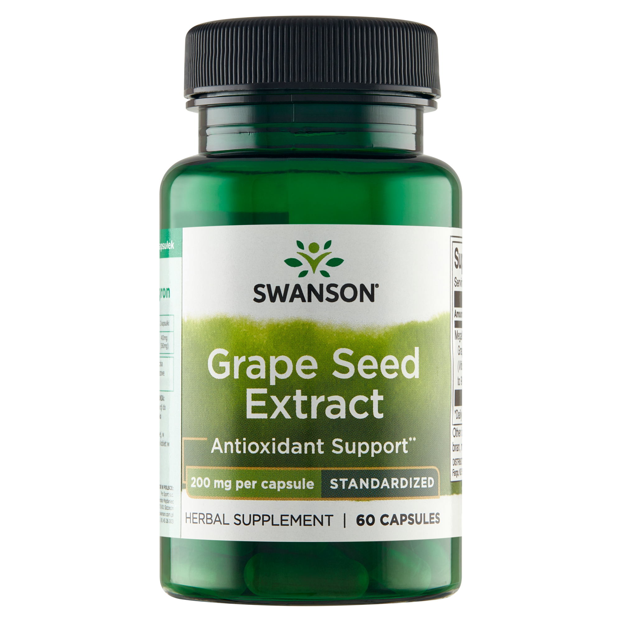 SWANSON Grapeseed Extract - 60 kaps. zdjęcie