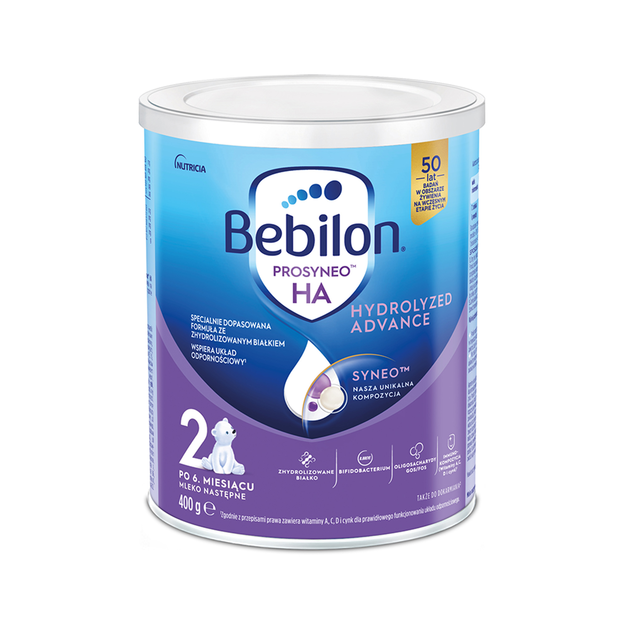 Bebilon Prosyneo HA 2, mleko następne dla niemowląt po 6. miesiącu, 400 g zdjęcie