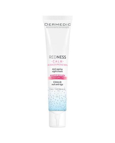 Dermedic Redness Calm Krem przeciwzmarszczkowy na noc, 40 ml, cena, opinie, skład zdjęcie