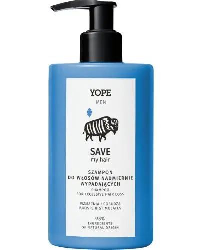 Yope Men Save My Hair Szampon na nadmierne wypadanie włosów, 300 ml zdjęcie