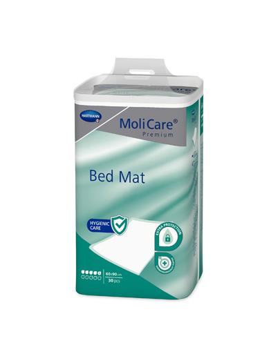 Hartmann MoliCare Premium Bed Mat 5 kropli 60 x 90 cm, podkłady chłonne jednorazowego użytku, 30 szt., 1 op. - cena, opinie, właściwości  zdjęcie