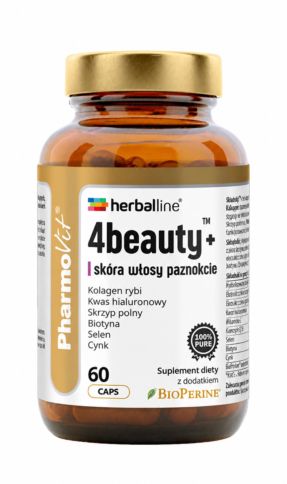 PharmoVit Herballine 4beauty, 60 kapsułek zdjęcie