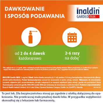 Inaldin Gardło MAX, 30 ml