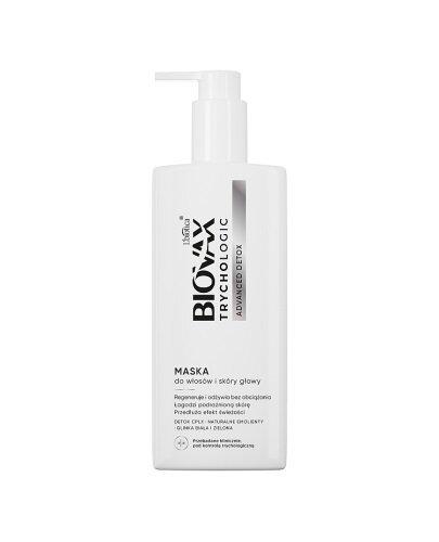 Biovax Trychologic Advanced Detox maska do włosów i skóry głowy, 200 ml zdjęcie