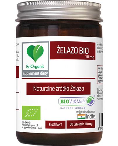 BeOrganic, Żelazo Bio, tabletki, 50 sztuk zdjęcie