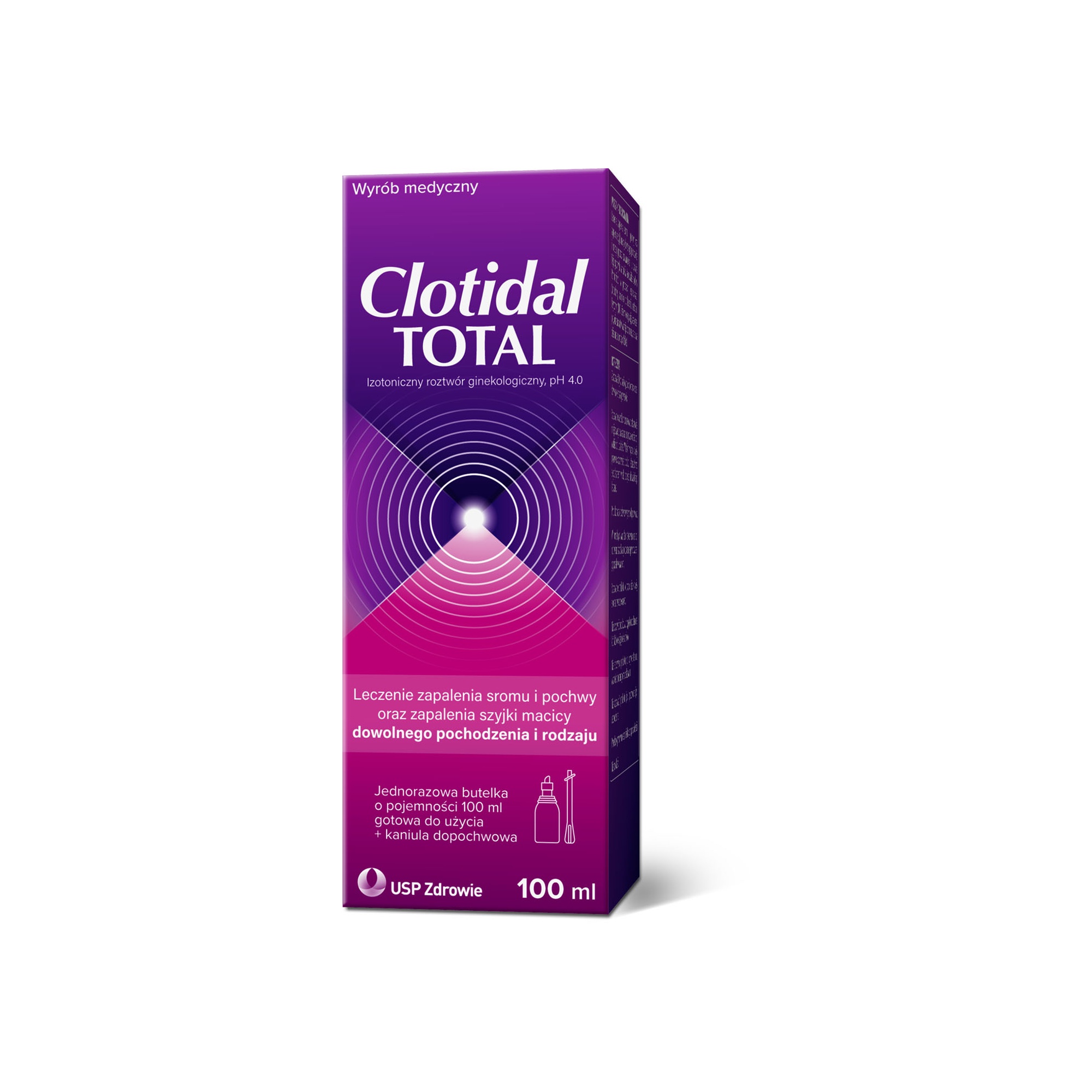 Clotidal TOTAL, roztwór dopochwowy, 1 sztuka