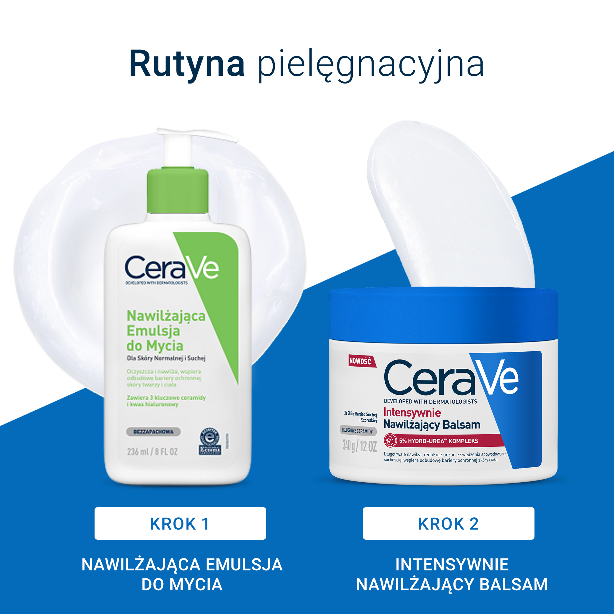 Cerave, Intensywnie Nawilżający Balsam do ciała dla skóry bardzo suchej i szorstkiej, 340 g