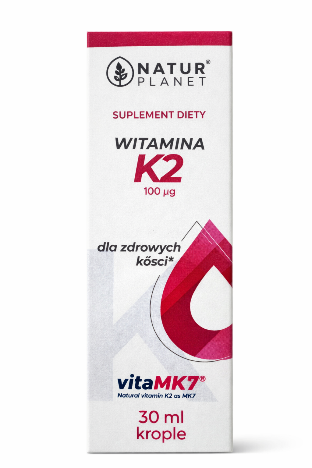 Natur Planet Witamina K2 100 mcg, 30 ml zdjęcie