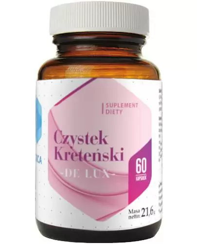 Hepatica Czystek kreteński de lux 60 kapsułek zdjęcie