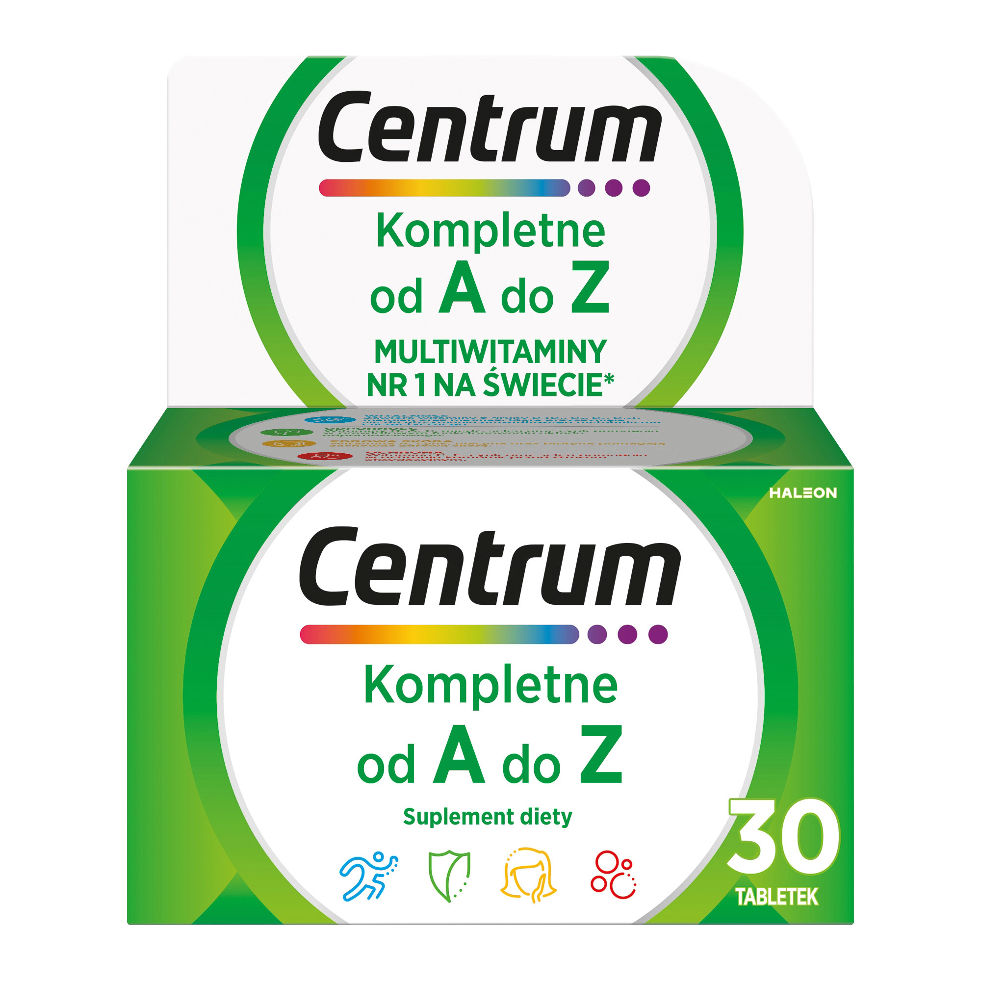 Centrum AZ Multiefekt witaminy i minerały 30 tabletek [Nowa formuła] zdjęcie