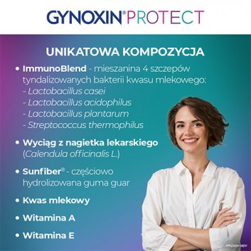 Gynoxin Protect, globulki dopochwowe, 10 sztuk